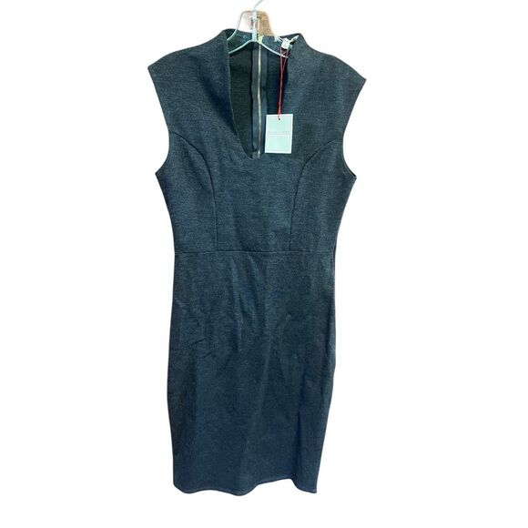 Rolla Coster sleeveless Gray Straight Dress Sz L NWT - Picture 1 of 6